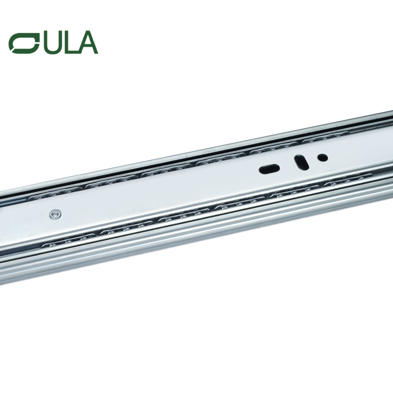 Triple Extension Undermount Heavy Duty Dotted Finish Drawer Slide 10-24 Inches 45mm Telescopic Channel