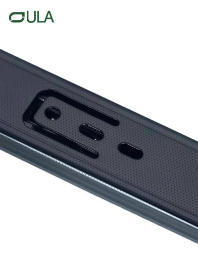 Factory hot sale full extension telescopic black finish drawer slide rail 40mm undermount drawer slide for furniture