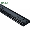 Professional Manufacture Ball Bearing Black Dotted Finish Drawer Slide Heavy Duty Regular Iron Slides