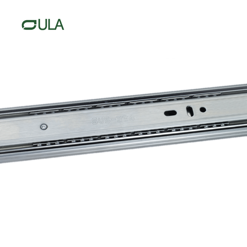 Modern 45mm Stainless Steel Ball Bearing Drawer Slide for Kitchen Furniture
