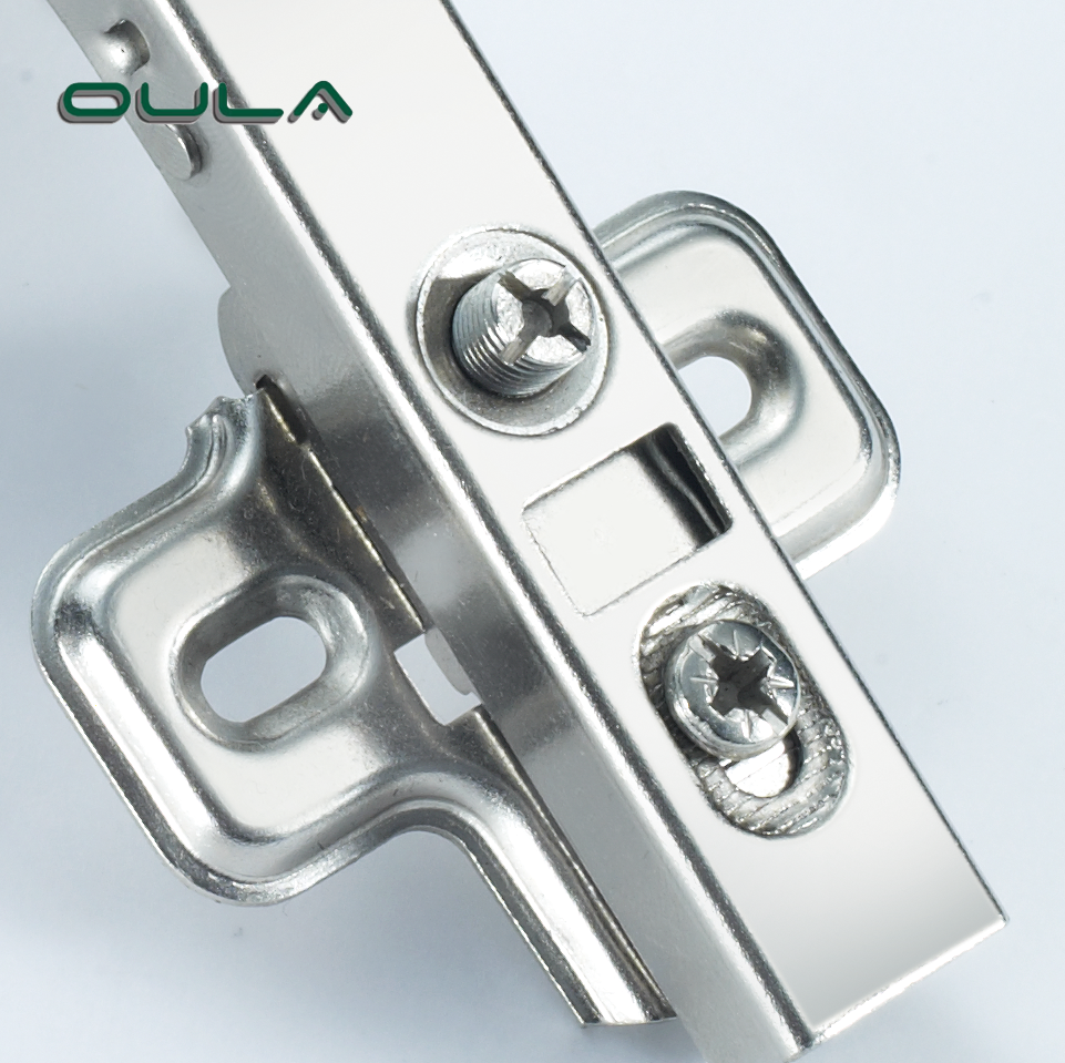 Furniture Hinges 90 Degree Angle Corner Soft Close Iron Clip on Special Hydraulic Hinge for Cabinet