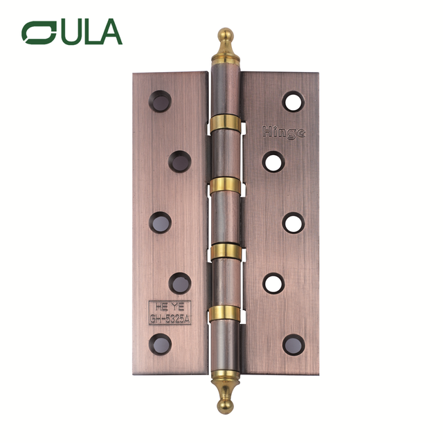 High Quality 5 Inch Heavy Duty Crown Head Door Hinge Durable Iron Pivot Hinge Wooden Door 