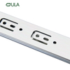Professional Manufacture Furniture Hardware 3 Folding Telescopic Channel Push to Open Drawer Slide for Wardrobe