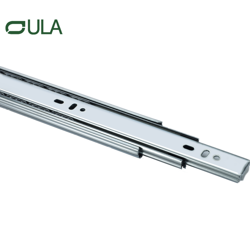 Triple Extension Undermount Heavy Duty Dotted Finish Drawer Slide 10-24 Inches 45mm Telescopic Channel