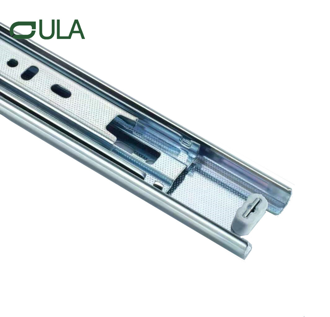 40 mm Telescopic Channel Tool Box Zinc Finish Drawer Slide Rail Furniture Cabinet Accessories Slide Rail