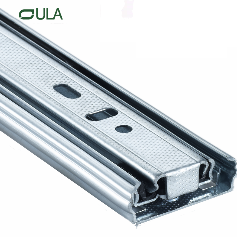 3 Folding Zinc Finish Drawer Slide Furniture Fitting Drawer Rail under Mount Triple Extension Drawer Slide Wholesale