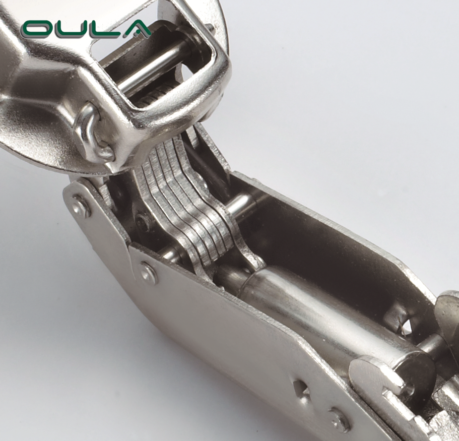 Modern 45 Degree Soft Closing Iron Hydraulic Hinge Concealed Furniture Hardware for Door Home Kitchen Cabinet Accessory
