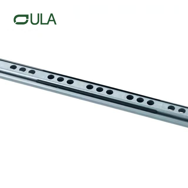 Factory High Quality Zinc 17 Mm Telescopic Channel Mini Drawer Slide Undermounted Runner Slide Rail