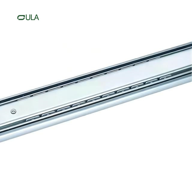 Full extension telescopic hook drawer slide 35mm bottom mount triple extension for funiture hook drawer slides