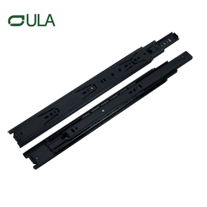 Professional Manufacture Ball Bearing Black Dotted Finish Drawer Slide Heavy Duty Regular Iron Slides
