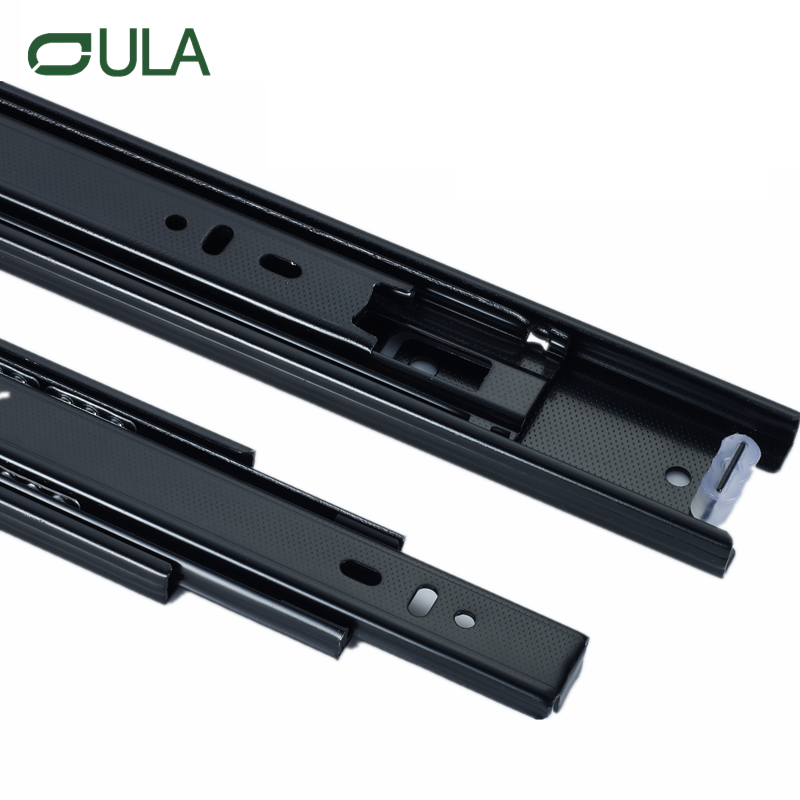Manufacturer 45 mm Wholesale Telescopic Ball Bearing Drawer Slide Under Mounted Furniture Slides