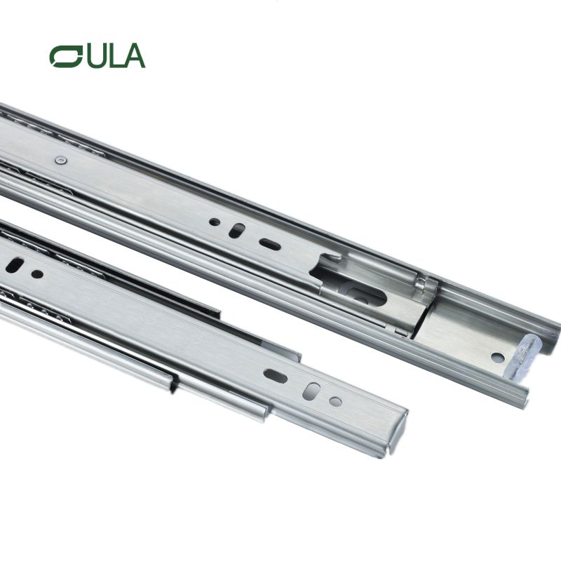 Modern 45mm Stainless Steel Ball Bearing Drawer Slide for Kitchen Furniture