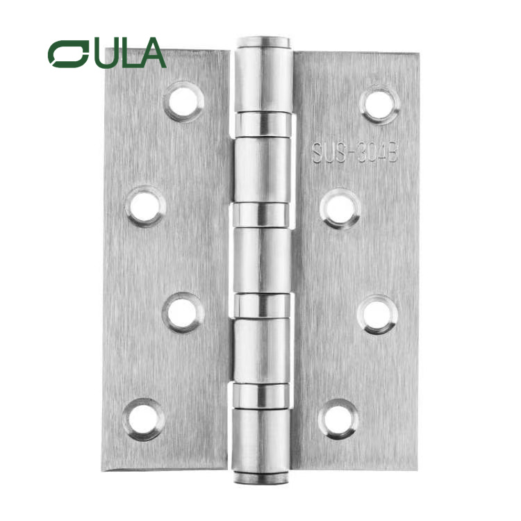 High Quality 4 Inch Stainless Steel Flat Ball Bearing Door Hinge Modern Design for Door and Hotels
