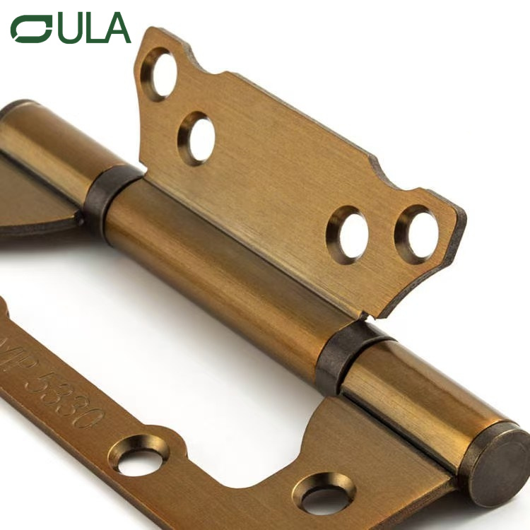 High Quality Modern Iron 2BB Butterfly Flush Door Hinge Multicolor Mute Hidden Cabinet Hinge for Window and Hotel Use