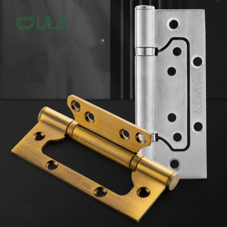 Factory Wholesale 5X3X3mm Stainless Steel 304/201 Ball Bearing Butterfly Flush Hinge Door Hinges