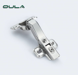 OEM Manufacturer's High Quality 45 Degree Shaped Iron Matrial Slide on Hdraulic Cabinet Hinge 
