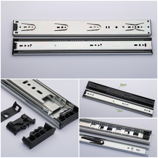 Factory High Quality Custom 50 Mm Triple Extension Heavy Duty Drawer Slide High Temperature Drawer Slide