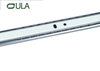 High Quality Iron Zinc Finish Drawer Slide Rail 27mm 2 Fold Telescopic Bottom Mounting Drawer Slides