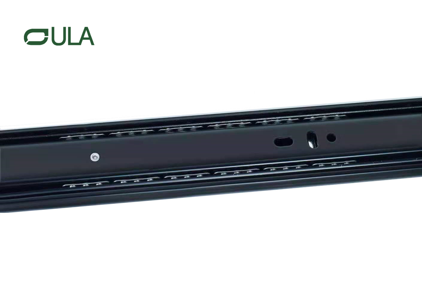 Jieyang Factory's High Quality Telescopic Channel Drawer Slide Rail Zinc Dotted Finish for Kitchen Use Home Furniture