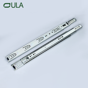 Factory good quality triple extension ball bearing zinc finish drawer slide for furniture