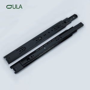 Professional Manufacture Ball Bearing Black Dotted Finish Drawer Slide Heavy Duty Regular Iron Slides