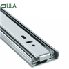 Telescopic channel heavy duty black finish ball bearing drawer slide customized furniture triple extension drawer slide rail