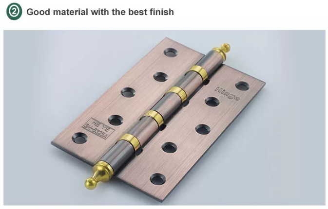 5 Inch Crown Head Iron Pivot Door Hinge good material