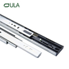 Heavy-Duty Soft-Closing Zinc Finish Drawer Slide 45mm Undermount Modern Style Sliding Rail for Kitchen & Home Cabinet & Wardrobe