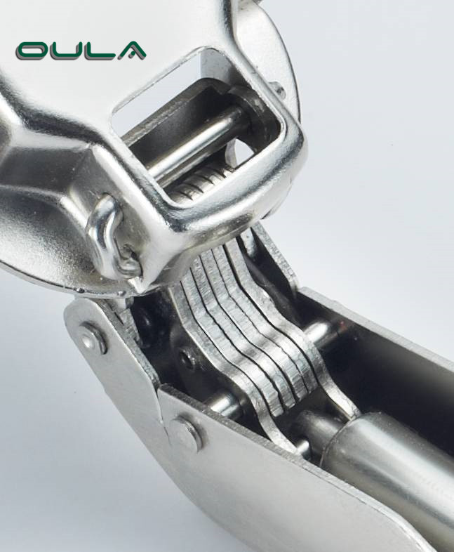 OEM Manufacturer's High Quality 45 Degree Shaped Iron Matrial Slide on Hdraulic Cabinet Hinge 