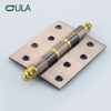 Antique Copper 4 Inch Big Crown Head Security Ball Bearing Door Hinge Modern Design Iron Window Hinge Hotels Factory Wholesale