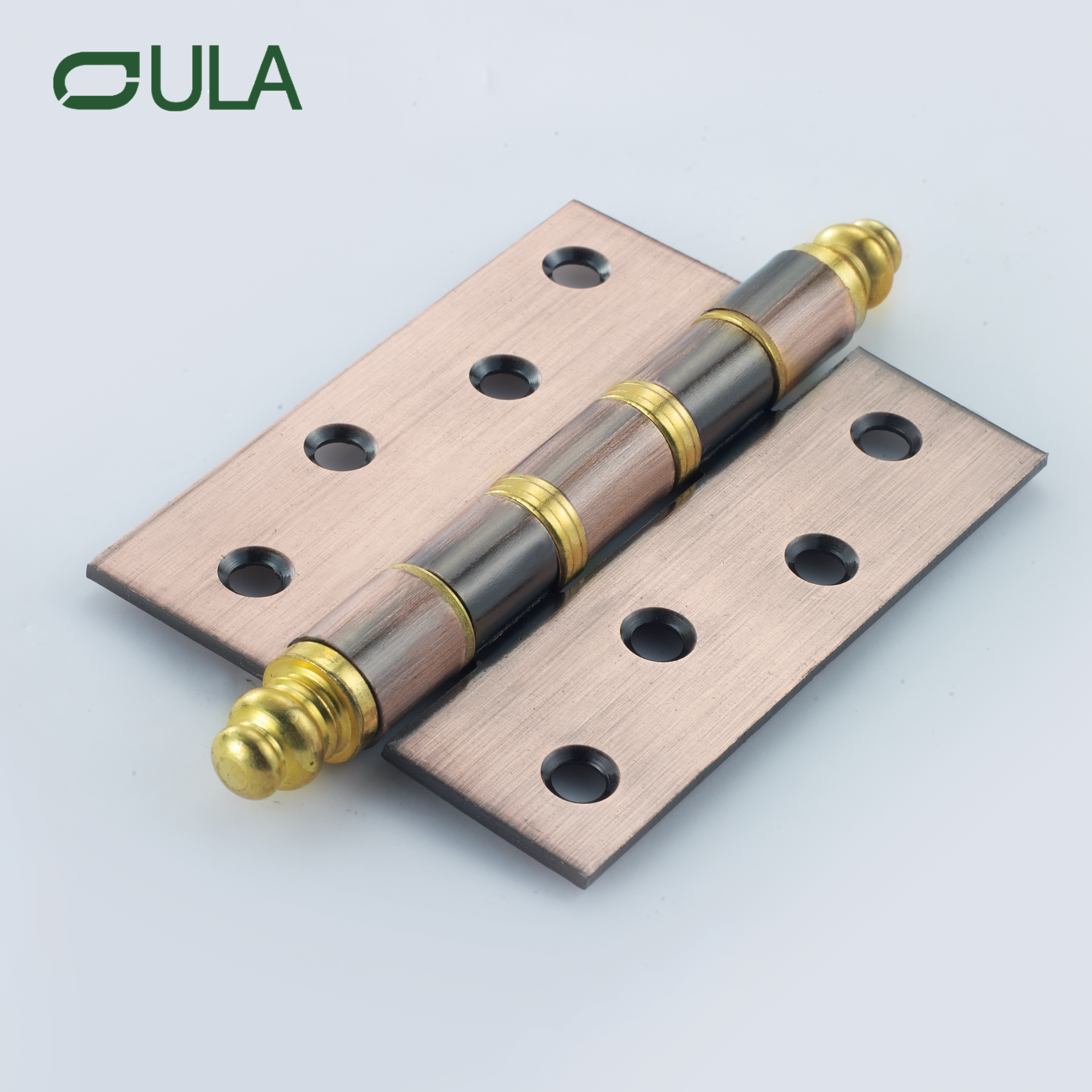 Antique Copper 4 Inch Big Crown Head Security Ball Bearing Door Hinge Modern Design Iron Window Hinge Hotels Factory Wholesale