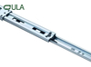 Wholesale Telescopic Ball Bearing Zinc/black Dotted Finish Drawer Runner Slide Triple Extension Drawer Slide