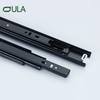 42mm Width Iron Hardware Tool Custom 3 Fold Sections Bearing Drawer Slide Cabinet Drawer Slide Rail