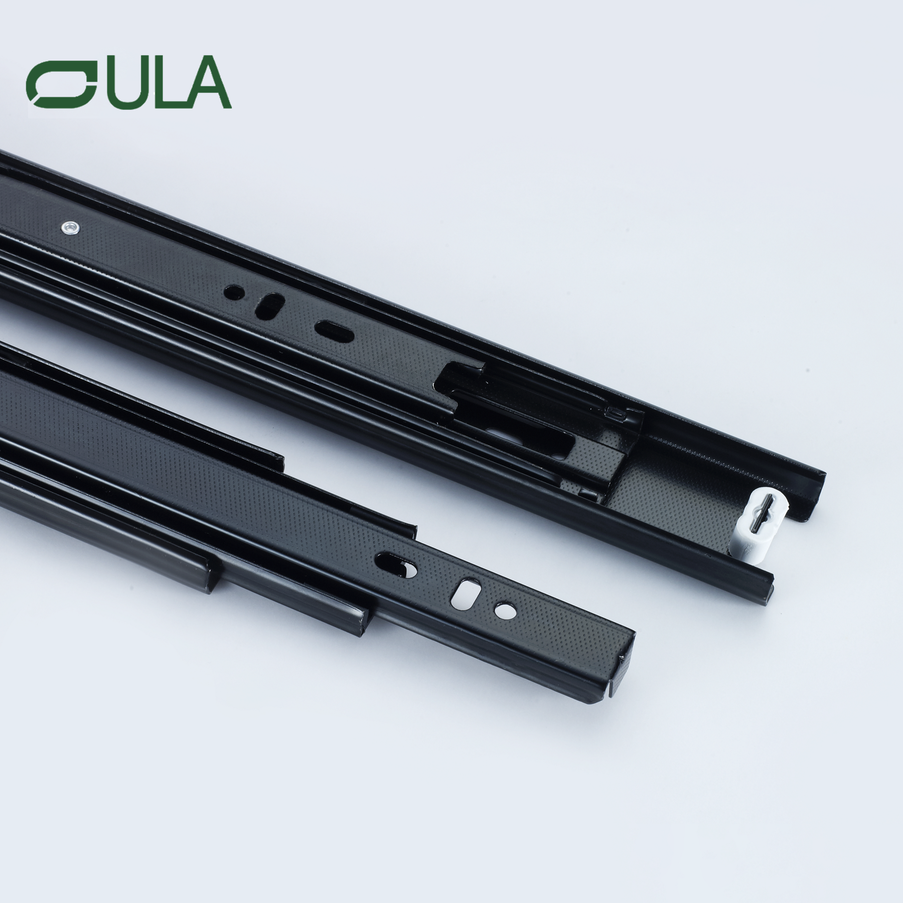 42mm Width Iron Hardware Tool Custom 3 Fold Sections Bearing Drawer Slide Cabinet Drawer Slide Rail