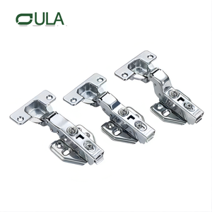 Factory Wholesale 105g SS201&SS304 Iron Hydraulic Hinge Interior Clip-On Door Furniture Hinge Wood Kitchen Dining Furniture Dining