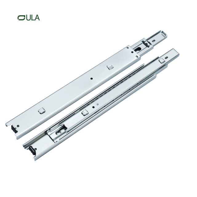 Standard Thickness Ball Bearing Hook Drawer Slide 45mm Width Heavy Duty Drawer Slide for Furniture