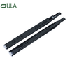 Telescopic channel heavy duty black finish ball bearing drawer slide customized furniture triple extension drawer slide rail