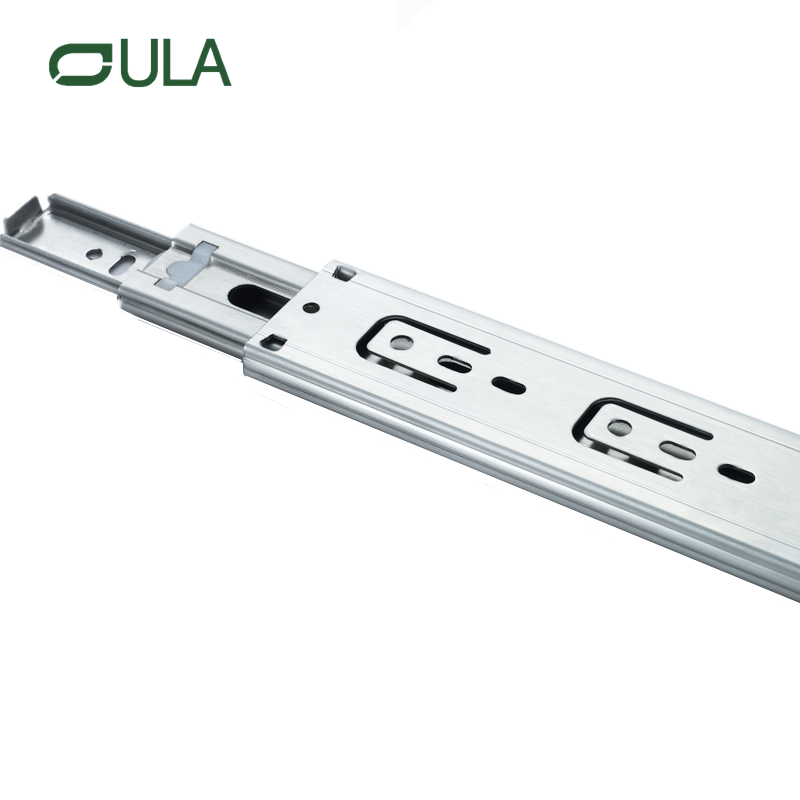 45mm Triple Folding Full Extension Heavy Duty Stainless Steel Drawer Slide Modern Design for Bedroom Bathroom Hotel Kitchen