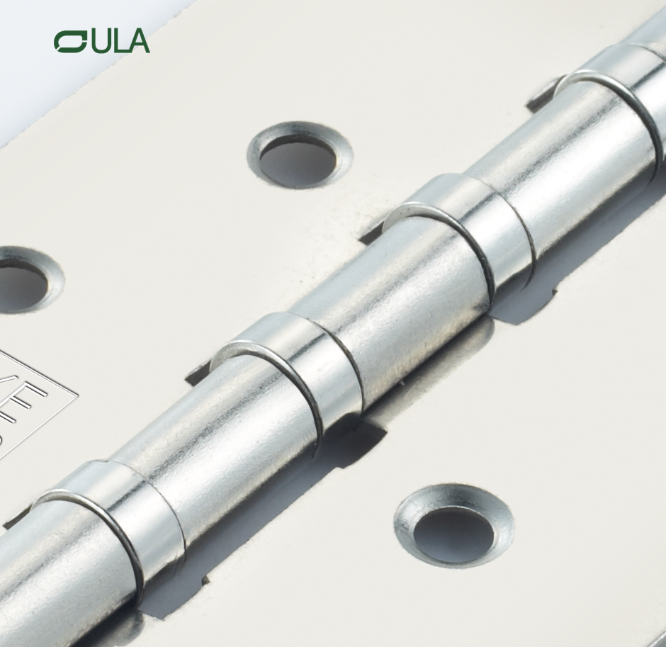 OEM Logo High Quality Iron Brush Steel Flat Butt Door Hinge Ball Bearing Furniture Pivot Door Hinge Window Hotel Use Modern
