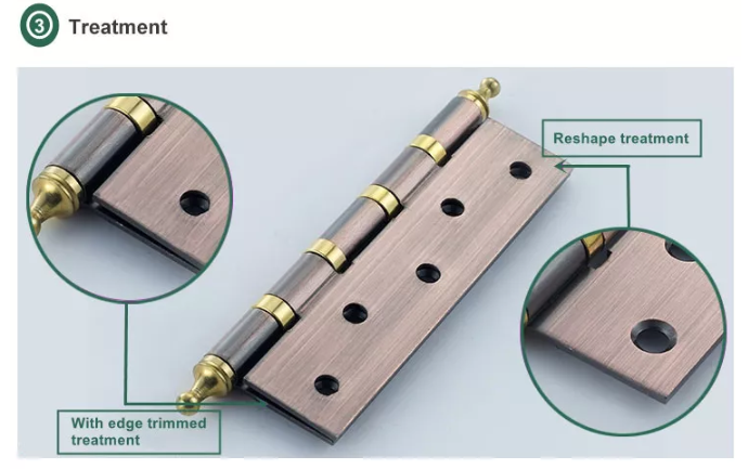 5 Inch Crown Head Iron Pivot Door Hinge the treatment