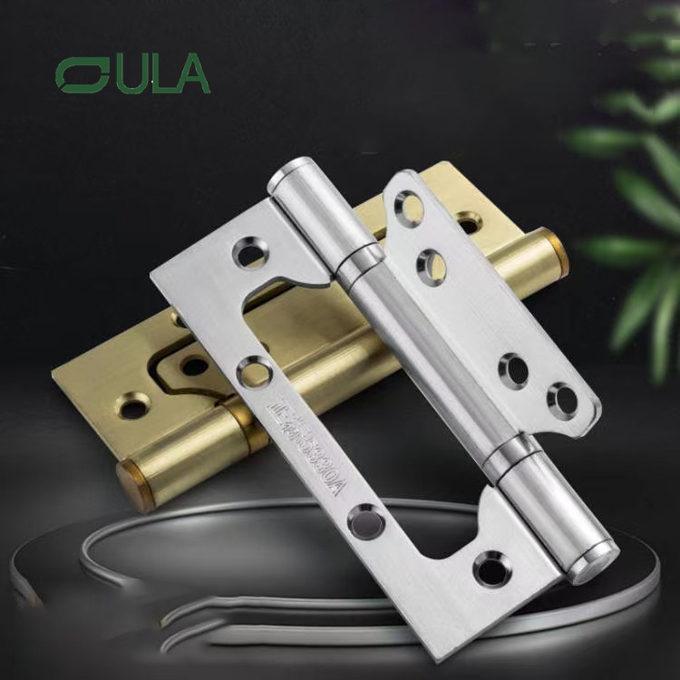 Modern 4&5 Inch Flush Door Hinge Iron and Brass Material Designed for Wooden Door & Window Use for Hotels